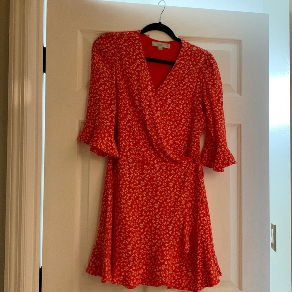 Loft Floral Ruffle Skort